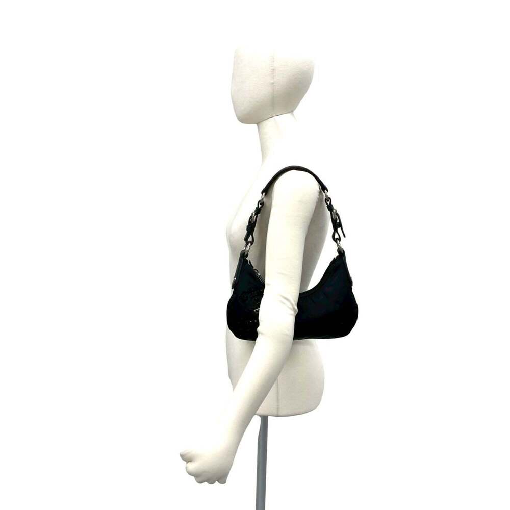 PRADA Black Leather Shoulder Bag - Picture 2 of 10